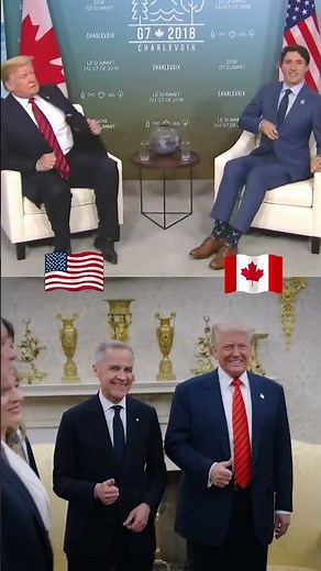 Trump with Canadian Leaders 🇺🇸