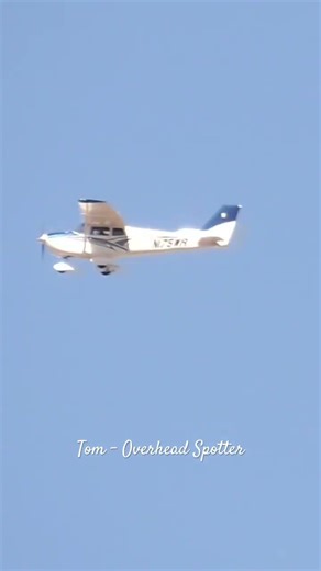 #cessna 175 flying low over the town. #generalaviation #airplane #aviation #planespotting