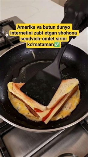 The Most Viral 3-Minute One-Pan Egg Sandwich Hack! 🍳🥪 #viral #omlet #egg #sandwich #fasfood