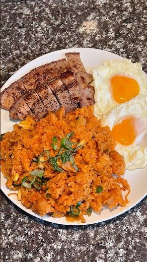 #ข้าวผัด #กิมจิ #หมูย่างเกาหลี #กินกับtiktok #เมนูทําเองกินเอง #เมนูง่ายๆ #cooking #recipe #food