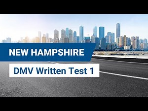 2024 New Hampshire DMV Written Test #1