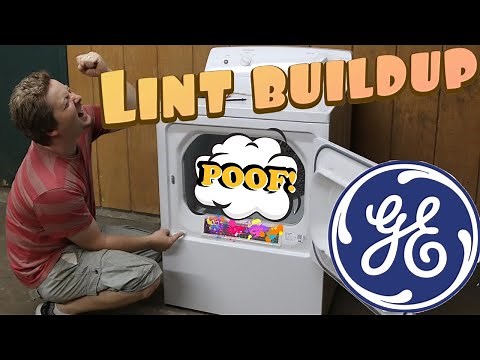 GE Hotpoint overheating? Step-by-step guide to unstop Lint build up.