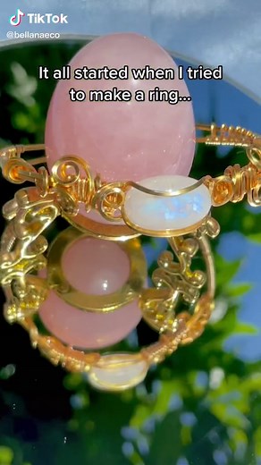 how I started making bracelets ✨ #handmade #divinefeminine #crystaltok #witchtok #womanownedbiz #fyp #entrepreneur #333 #fyp #bellanae