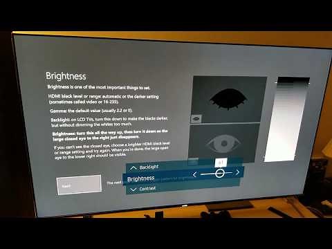 XBOX ONE : Calibration Built in Software - Calibrating Samsung KS-8000 4K TV