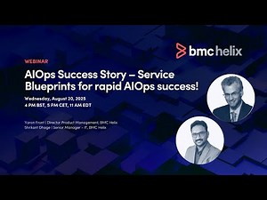 Webinar: AIOps Success Story – Service Blueprints for rapid AIOps success!
