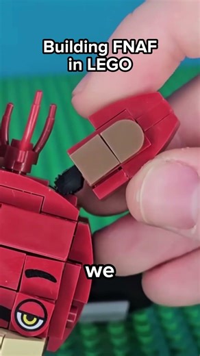 Building FOXY from FNAF in LEGO...