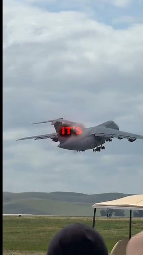 The Largest Giant in the Sky 🐘 | C-5 Galaxy Takeoff