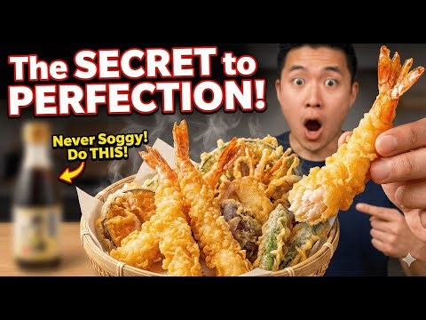 HOW TO MAKE PERFECT TEMPURA – THE JAPANESE SECRET TO ULTRA CRISPY FRIED FOOD