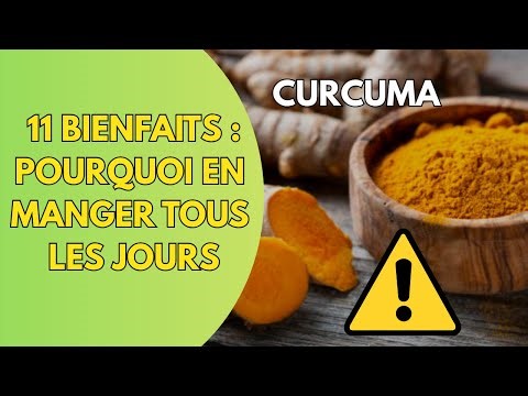 Les 11 bienfaits incroyables du CURCUMA sur votre santé (le 1er va vous surprendre)