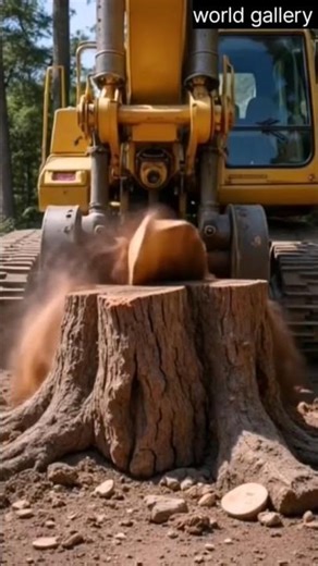 trying to remove tree stump 🥰