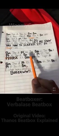 Thanos Beatbox Explained EXTENDED #thanos #verbalase #beatbox