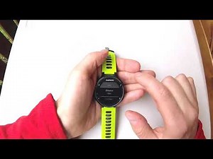 Garmin 235 - Setting Auto lap and changing metric