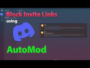 Block Invite Link Spam from your server | Discord AutoMod