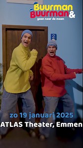 🚀 Buurman & Buurman gaan naar de maan! 🌕 Wat doe je als je op een avond naar de volle maan kijkt en denkt: "Hoe zou ons huisje eruitzien vanaf daar?" Juist, je bouwt een raket! 🛠️✨ Buurman & Buurman gaan een groots avontuur aan, vol klussen, gekke ideeën en hilarische situaties. Zal het ze lukken om naar de maan te gaan? 🤔 Kom het beleven op zondag 19 januari in het ATLAS Theater! Roep jij straks ook mee met hun beroemde lijfspreuk: "A JE TO!"? Kaarten & meer info 👉🏻 bit.ly/Buurman-Buurman