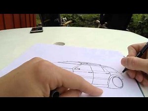 iDraw: How to draw a BMW E36 Touring
