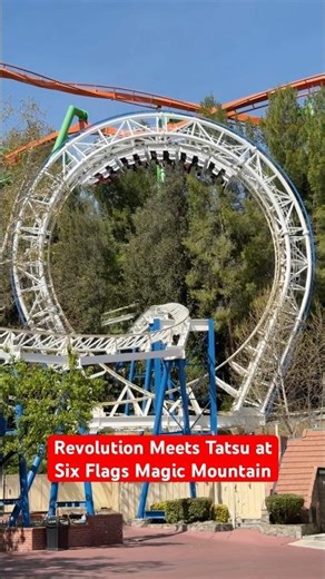 Revolution Meets Tatsu at Six Flags Magic Mountain 🎢