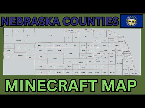 Nebraska Counties Minecraft Map Showcase