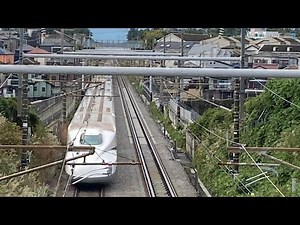 高座渋谷駅付近新幹線通過シーン20