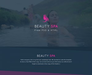 Spa Website ( FREE PSD   HTML )