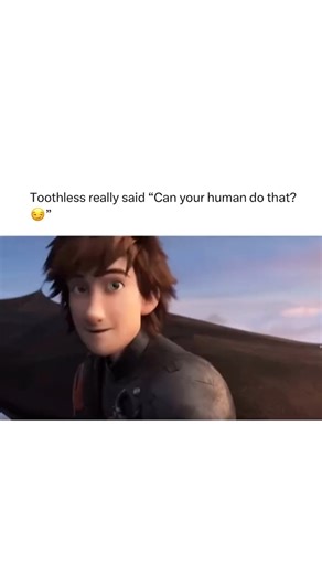 Funny Memes on Instagram: "Toothless: what? First time? 😂 When you watch How to Train Your Dragon, you expect majestic bonding and cinematic magic… not whatever this is. In this video, someone’s trying to recreate the whole “touch the dragon gently and earn its trust” moment — except the dragon (aka the pet/animal involved) has zero interest in being spiritually connected and 100% interest in causing chaos. Instead of that peaceful Hiccup moment, we get pure Toothless energy: headbutts, random