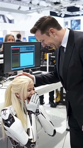 Meet The Next Generation Humanoid Robot with Elon Musk. #humanoidrobot #robotics #elonmusk