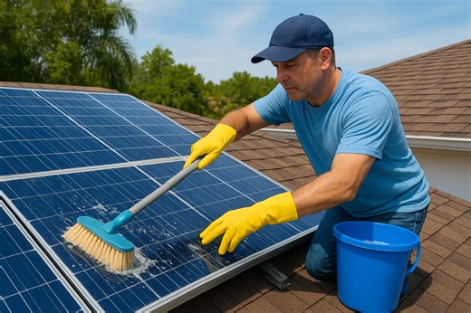 How To Clean Solar Panels Safely: Tools, Steps, And Tips - Advance Solar & Spa