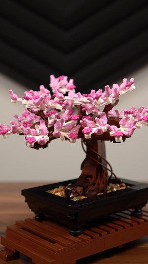 LEGO Bonsai, but clicky! (878 pieces | Model 10281) #lego #asmr #legoasmr #asmrlego #legobonsai #legobonsaitree