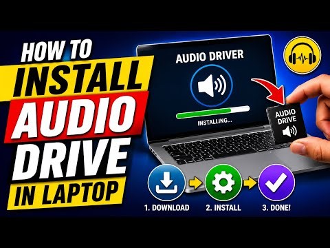 How to Download & Install Audio Driver on Any Laptop