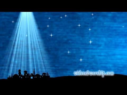 Little Town Of Bethlehem Christmas Motion Background