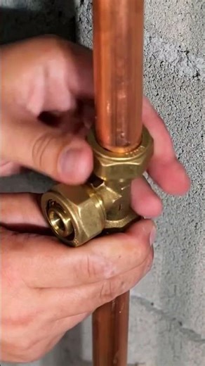 Fast Copper Pipe Repair & Connection Trick Using Compression Fitting
