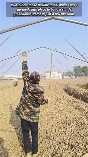​Efficient Greenhouse Arch Installation For Fast Garden Bed Setup