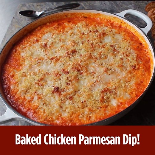 974K views · 590 reactions | "Oh, wow. I saw the video while hungry, and IMMEDIATELY went to the store. This was absolutely amazing!" Get the Baked Chicken Parmesan Dip recipe here: https://trib.al/dyPTTjE | Allrecipes | Facebook