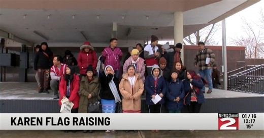 Karen New Year Celebration in Utica: Flag-Raised Ceremony at City Hall
