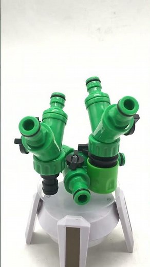 2 Way Garden Tap Hose Splitter with Adjustable Valve