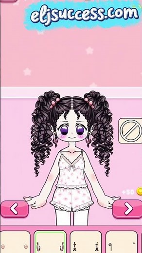 🔥 Anime-Inspired Chibi Glow-Up | Doll Dress Up Transformation 🌟 #anime #magicprincess