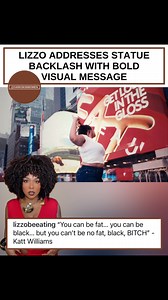 Lizzo’s recent pose beside the “Moments Contained” statue in Times Square, styled to match its appearance, adds a new layer to the conversation about representation. By quoting Katt Williams, she highlights the challenges faced by Black women regarding body image and societal perceptions. Her gesture invites reflection on the diverse experiences and identities within the Black community. #Lizzo #MomentsContained #RepresentationMatters #BodyPositivity #TimesSquare #BlackWomenInArt #PublicArt #Cul