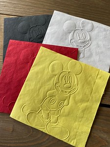 Mickey Mouse Embossed Napkins, Birthday Party Decorations (set of 20) - Etsy