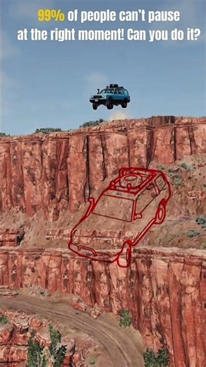 99% Fail Can You Do it? #challange #beamngdrive #shorts #challengeaccepted