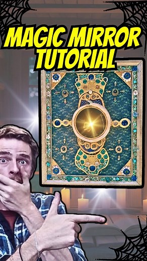 🔮 DIY Magic Mirror Transformation. Halloween Decoration Idea✨ Od Starého Rámu k Zázraku! [CZ] ✨ Sleduj, jak se starý rám během minuty promění v zářící Kouzelné Zrcadlo! Rychlý střih plný třpytivých kamínků, textur a ruční tvorby – celé kouzlo v krátkém DIY. 🔮 Ideální rychlá inspirace pro fanoušky fantazie a tvořivé duše. Podívej se na proměnu a představ si svůj vlastní začarovaný odraz! 🎬 Celé video zde: https://www.youtube.com/watch?v=W_nIrgwjcV4&ab_channel=MichaeldeHashell-tARToriginal© [EN