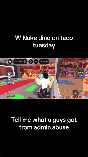 Got a Nuke dino on taco tuesday. #fypシ゚viral #viral #sab #adminabuse #nukedino