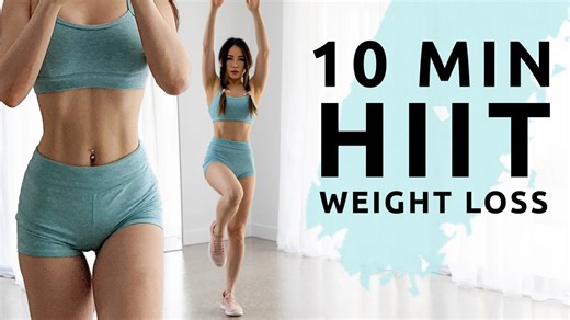 10 Min HIIT to burn calories Standing Full Body Workout - No Equipment