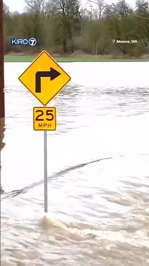 Major flooding in Snohomish County #atmosphericriver #news #pnw #snoqualmie #flooding