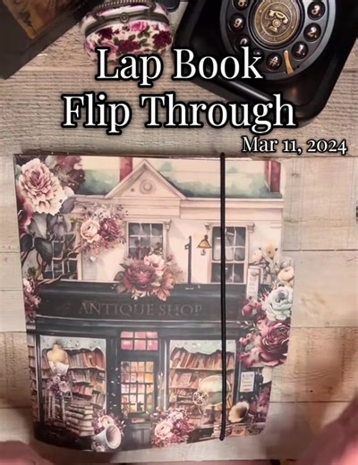 If you want any tutorials on this one put into the new one let me know! #papercraft #lapbook #folio #junkjournal #scrapbookjournal
