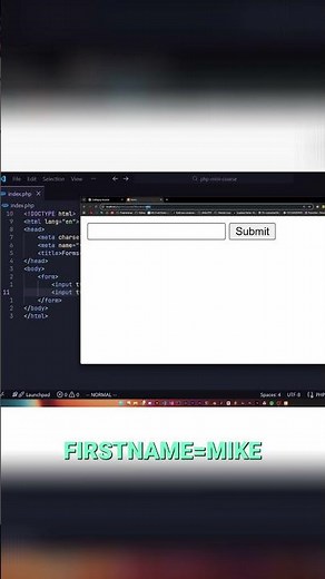 Form Submission Explained: GET Requests & URL Query #shorts