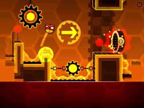 Blast Processing Geometry dash (All coins) Full Gameplay