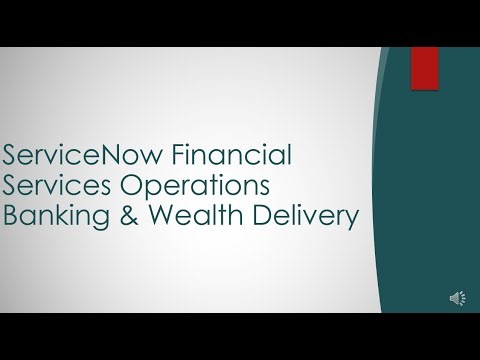 ServiceNow - Field Services Operations Banking & Wealth Delivery - Suite Certification