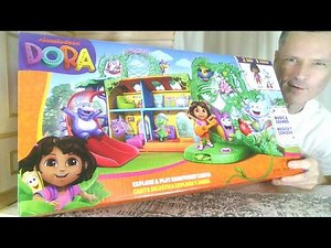 Spin Master Dora, Explore & Play Rainforest Casita Playset Dora Boots Figures Dollhouse Furniture