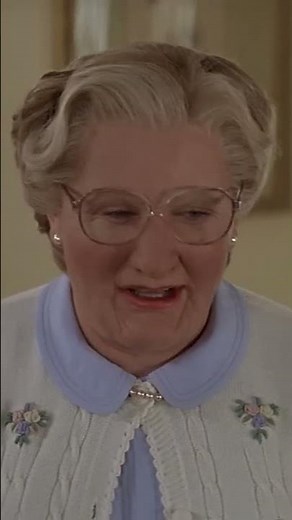 mrs. doubtfire didn't come to play 😂 #MrsDoubtfire #RobinWilliams #Freeform