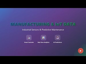 🏭 IoT & Manufacturing: Predictive Maintenance for Beginners!