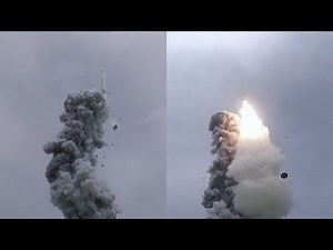 Long March-11 launch seen from the sea platform